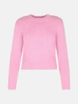 Isabel Marant 'kalo' Pink Alpaca Blend Sweater