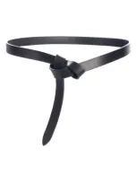 Isabel Marant Kirka Iconic Leather Belt In Black