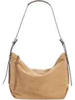 Isabel Marant Leyden Suede Hobo Bag In Green