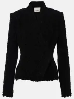 Isabel Marant Loyana Wool-blend Jacket In Black