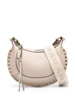 Isabel Marant Oskan Moon Leather Shoulder Bag In Neutrals