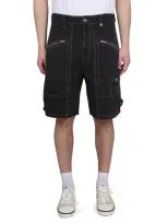 Isabel Marant Four-pocket Bermuda Shorts In Black