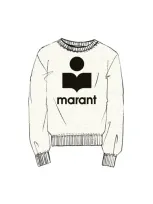 Isabel Marant Sweatshirt Mikoy In White