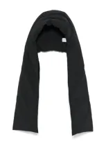 Jil Sander Hooded Scarf In Black