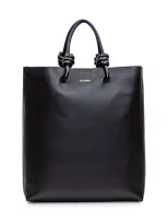 Jil Sander Medium Giro Tote Bag In Black