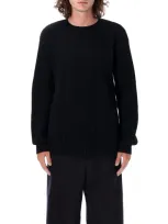 Jil Sander Black Ribbed Knit Sweater