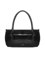 Jil Sander Shoulder Bag In Black