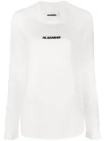 Jil Sander Crew Neck In Ivory