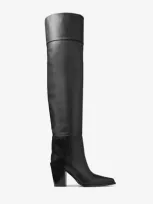 Jimmy Choo Cece Over The Knee Boot 80 In Black