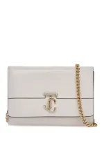 Jimmy Choo Clutch Avenue In White