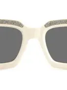 Jimmy Choo Eyewear Rectangular Frame Sunglasses In Multi