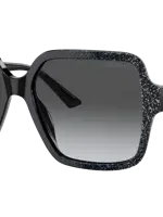 Jimmy Choo Woman Sunglasses Jc5005 In Gradient Grey Polarized