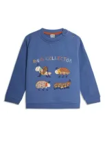 Jojo Maman Bébé Babies' Jojo Maman Bebe Kids' Bug Appliqué Sweatshirt In Denim