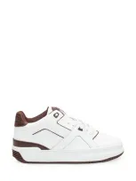 Just Don Jd3 Basketball Panelled Leather Low-top Trainers In Brown