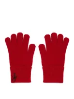 Jw Anderson Anchor Gloves In Red