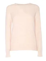 Kangra Regular Fit Crewneck Sweater In White