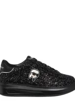 Karl Lagerfeld K/ikonik Kapri Sneakers In Black