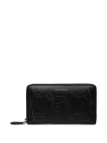 Karl Lagerfeld Logo-lettering Wallet In Black