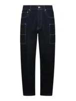 Kenzo Cargo Monkey Jeans In Blue