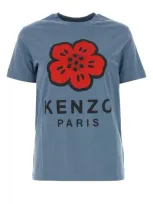 Kenzo Boke Placed Loose T-shirt-l Nd  Female In Blue