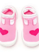 Komuello Babies'  Toddler Girl Sock Shoes In Pink