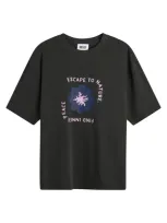 Krost Men's Escape To Nature Oversized Tee In Black