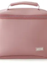 Kusshi Neoprene Train Case In Mauve/stone