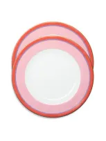 La Doublej Dinner Plates Set Of 2 In Rainbow Rose