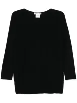 Lamberto Losani Wool Sweater In 黑色