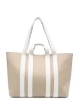 Lanvin Ballade East West Tote Bag In Beige Chine