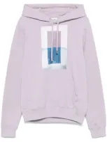 Lanvin Purple Archives Print Classic Hoodie