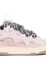 Lanvin Curb Sneakers In Pink