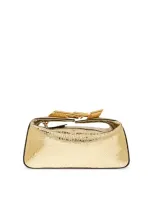 Lanvin Haute Sequences Shinny Tote Bag In Gold