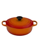 Le Creuset Signature 3.5-quart Round Enamel Cast Iron French/dutch Oven In Flame (house Special)