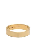 Le Gramme 18kt Yellow Gold Ribbon Brushed Ring