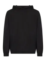 Le Kasha Madrid Knitted Hoodie In Black