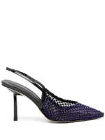 Le Silla 80mm Gilda Slingback Pumps In Black