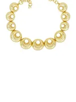 Lele Sadoughi Medallion Necklace In Gold