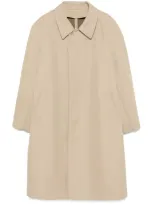 Lemaire Beige Over Coat In Neutrals