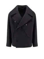 Lemaire Coat In Black