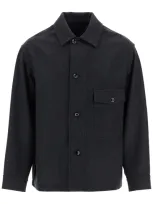 Lemaire Wool Felt Overshirt In