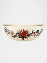 Lenox Winter Greetings Serving Bowl In Ivory