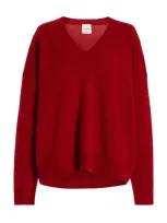 Leset Zoe Wool-cashmere Sweater In Red