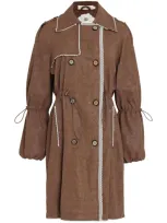 Lethicia Bronstein Cariri Coat In Brown