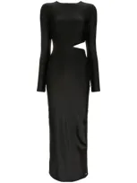 Lethicia Bronstein Sophia Cut-out Maxi Dress In Black