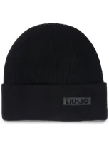 Liu •jo Logo Hat Liu-jo In Black