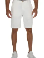 Liverpool Los Angeles Twill Shorts In Porcelain