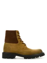 Loewe Sierra Combat Ankle Boots In Multicolor