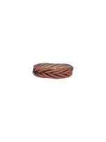 Loewe Braided Bracelet In Brown