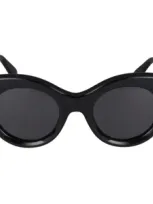 Loewe Grey Oval Ladies Sunglasses Lw40126f 01a 50 In Black